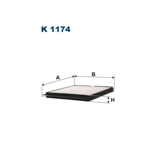 K 1174 - Filter, interior air 