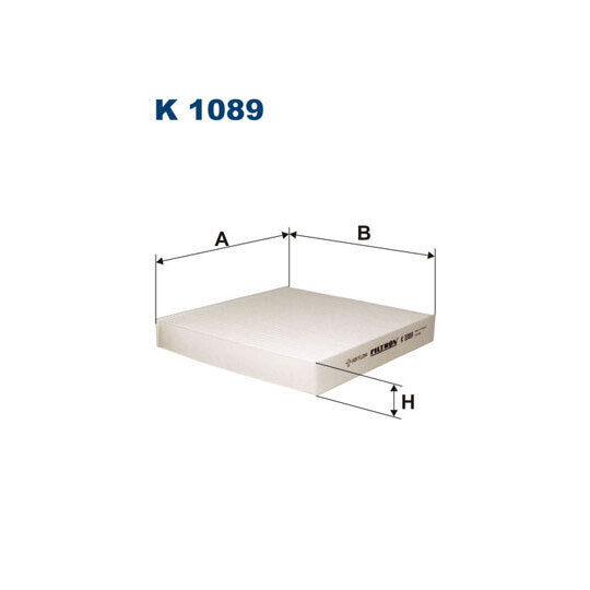 K 1089 - Filter, kupéventilation 