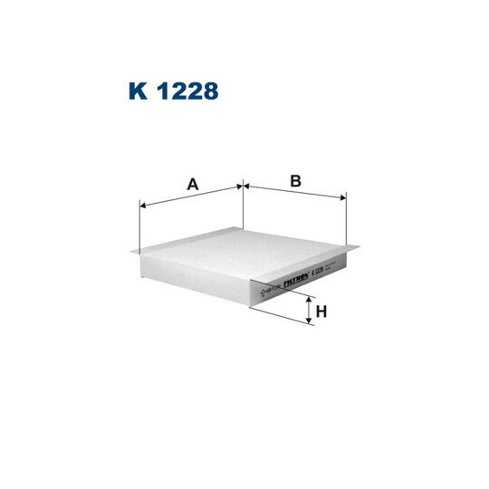K 1228 - Filter, kupéventilation 