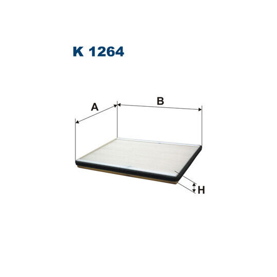 K 1264 - Filter, interior air 