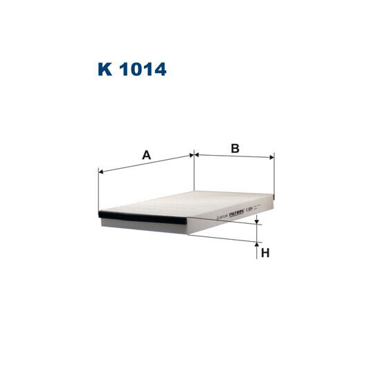 K 1014 - Filter, kupéventilation 