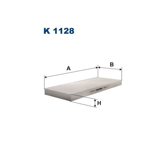 K 1128 - Filter, kupéventilation 
