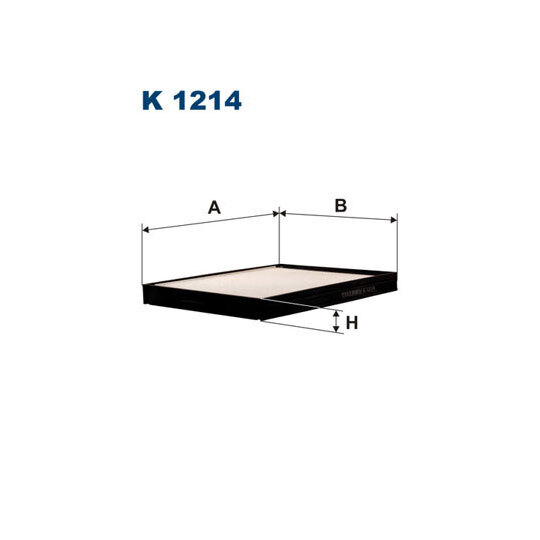 K 1214 - Filter, kupéventilation 