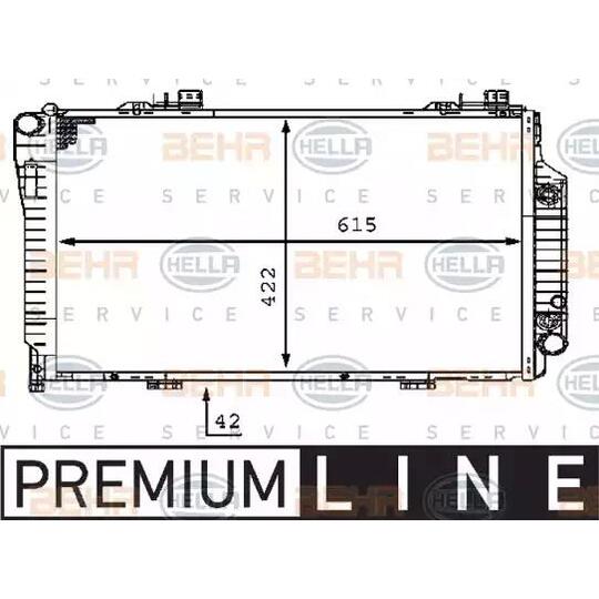 8MK 376 710-361 - Radiator, engine cooling 