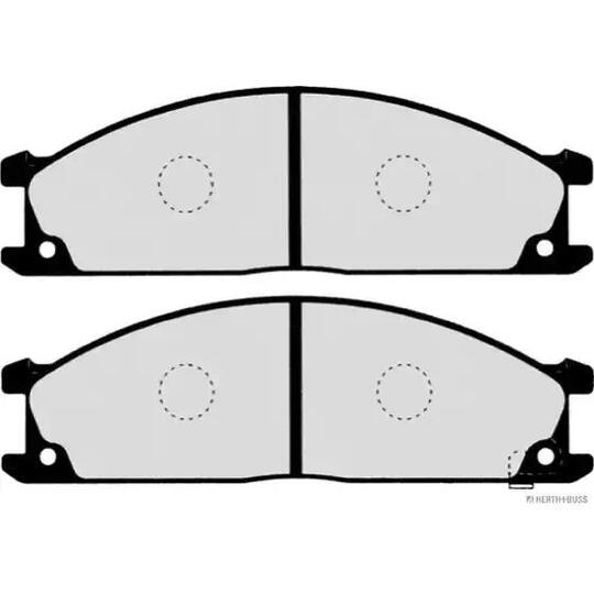 J3607008 - Brake Pad Set, disc brake 
