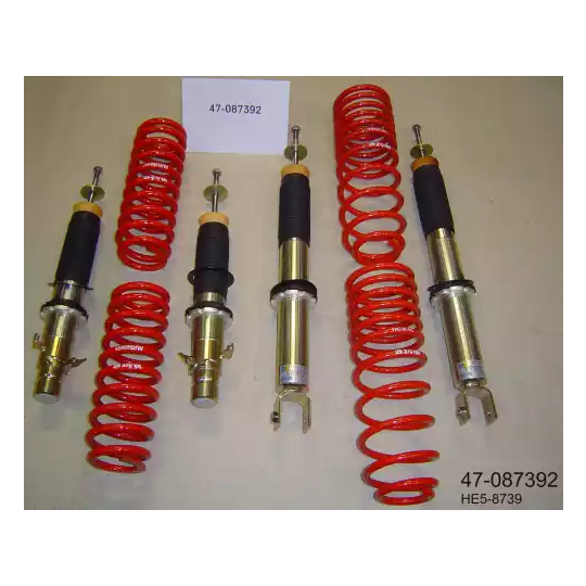 47-087392 - Suspension Kit, coil springs / shock absorbers 