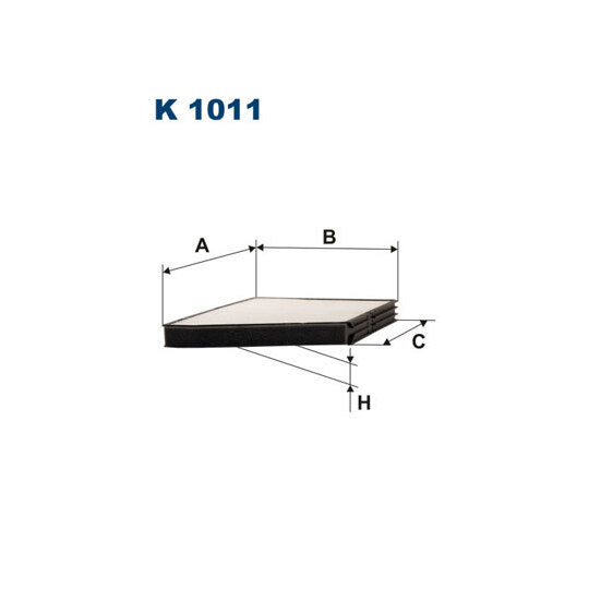 K 1011 - Filter, interior air 