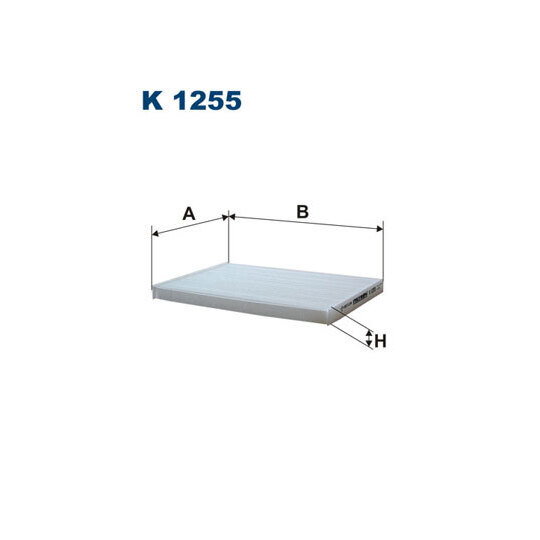 K 1255 - Filter, interior air 