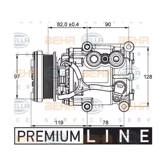 8FK 351 113-311 - Compressor, air conditioning 