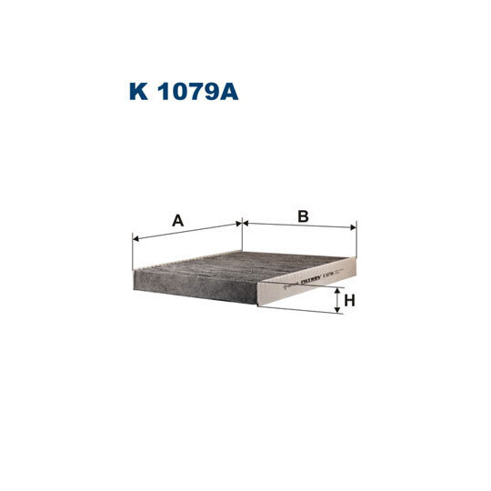 K 1079A - Filter, kupéventilation 