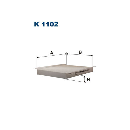 K 1102 - Filter, interior air 