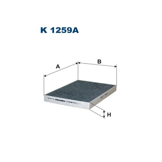 K 1259A - Filter, kupéventilation 