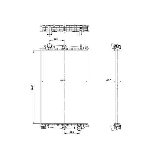 519600 - Radiator, engine cooling 