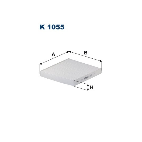 K 1055 - Filter, interior air 