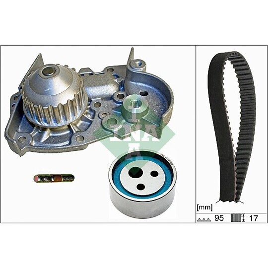 530 0018 31 - Water Pump & Timing Belt Set 