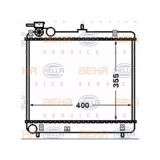 8MK 376 768-491 - Radiator, engine cooling 