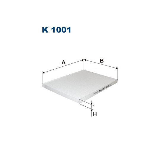 K 1001 - Filter, interior air 