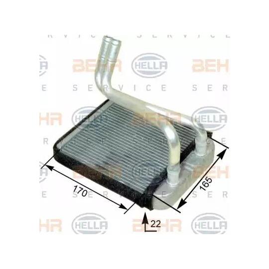 8FH 351 315-311 - Heat Exchanger, interior heating 