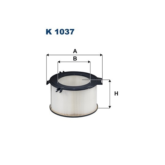 K 1037 - Filter, interior air 