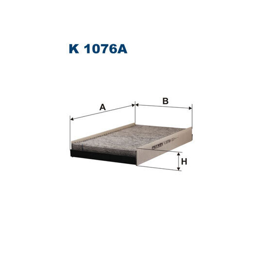 K 1076A - Filter, interior air 