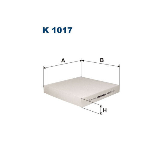K 1017 - Filter, interior air 
