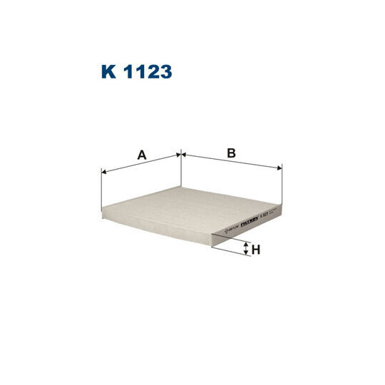 K 1123 - Filter, interior air 