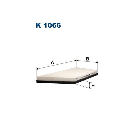 K 1066 - Filter, interior air 