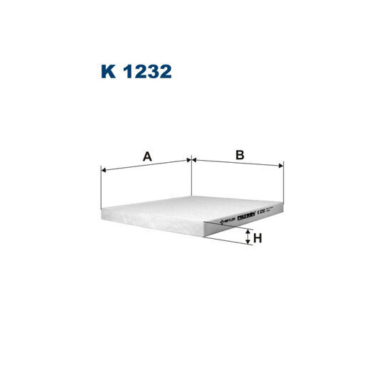 K 1232 - Suodatin, sisäilma 