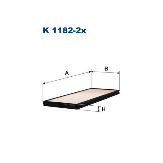 K 1182-2X - Filter, interior air 