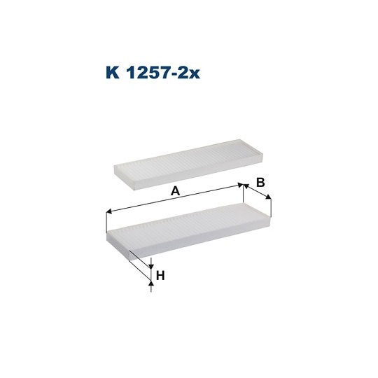 K 1257-2X - Filter, salongiõhk 