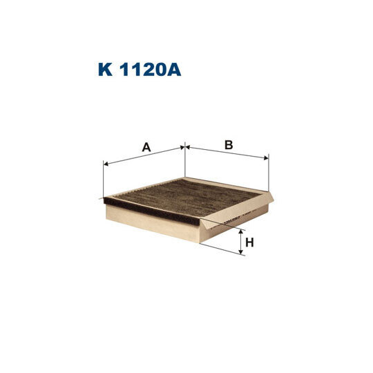 K 1120A - Filter, kupéventilation 