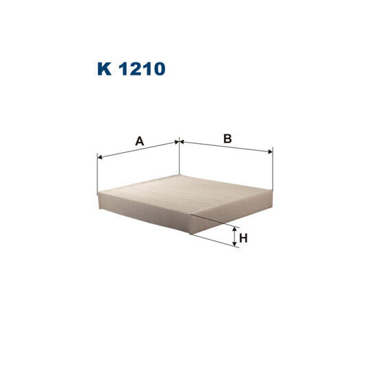 K 1210 - Filter, interior air 