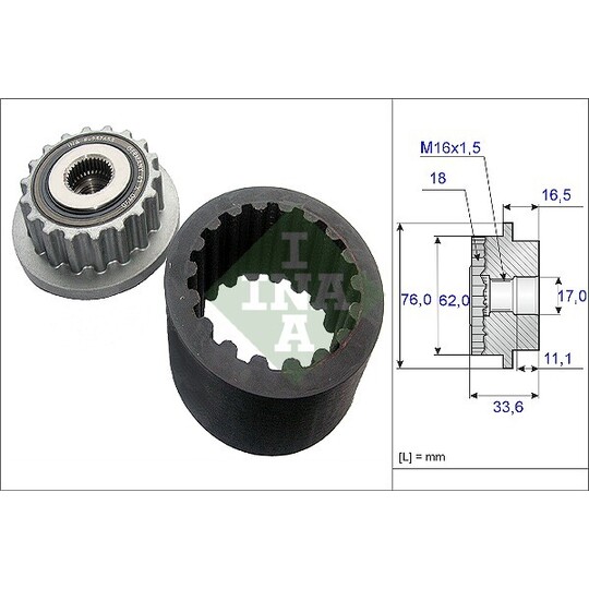 535 0186 10 - Flexible Coupling Sleeve Kit 