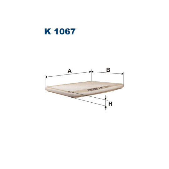 K 1067 - Filter, interior air 