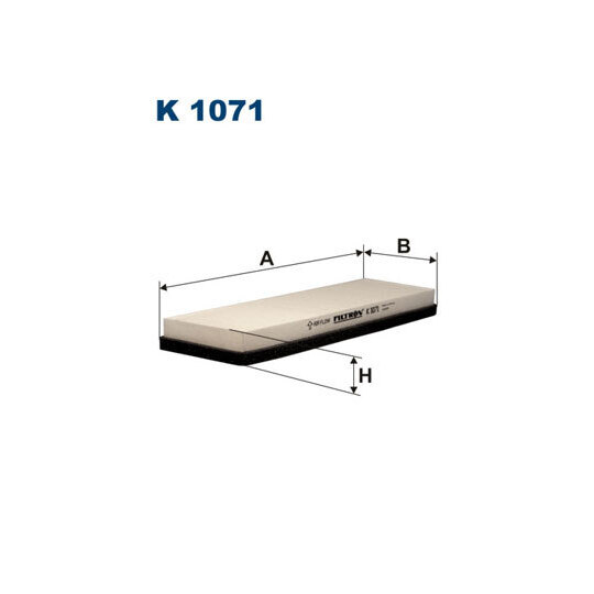 K 1071 - Filter, interior air 