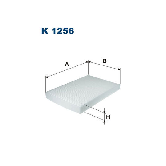 K 1256 - Filter, interior air 