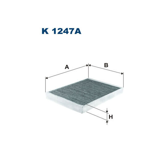 K 1247A - Filter, interior air 