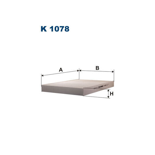 K 1078 - Filter, interior air 
