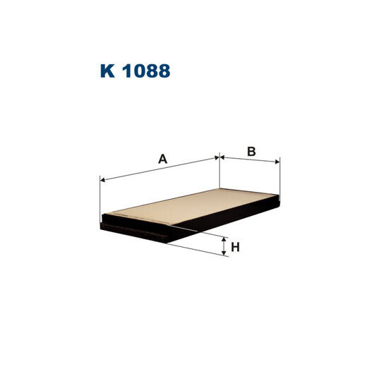 K 1088 - Filter, interior air 