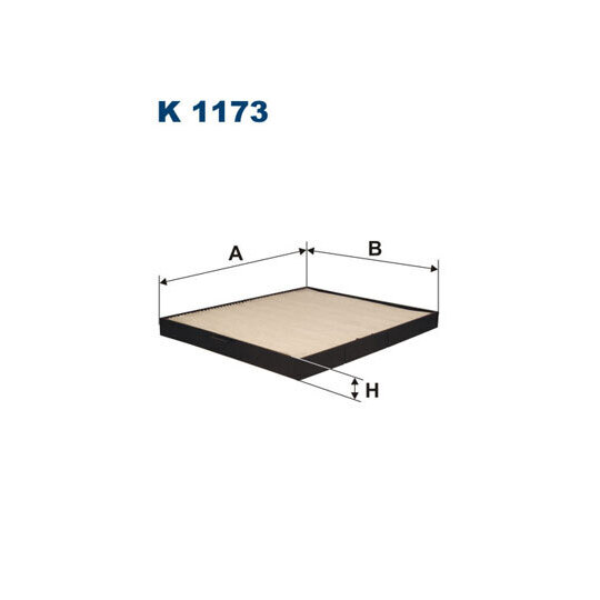K 1173 - Filter, kupéventilation 