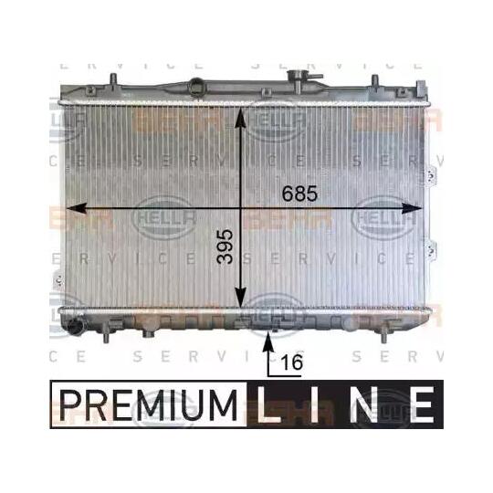 8MK 376 769-351 - Radiator, engine cooling 