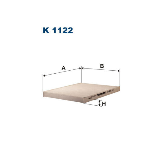 K 1122 - Filter, interior air 