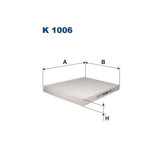 K 1006 - Filter, kupéventilation 