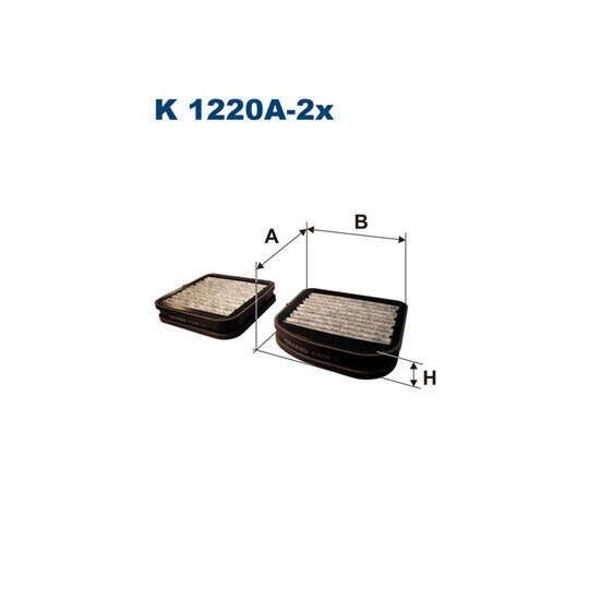 K 1220A-2X - Suodatin, sisäilma 