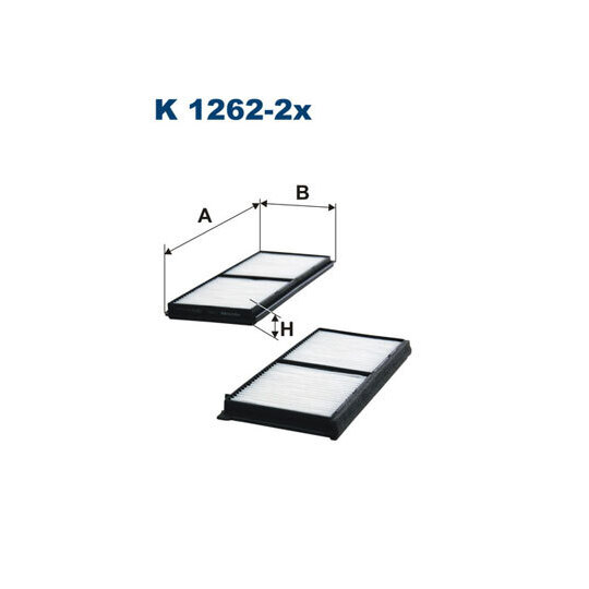 K 1262-2X - Filter, interior air 