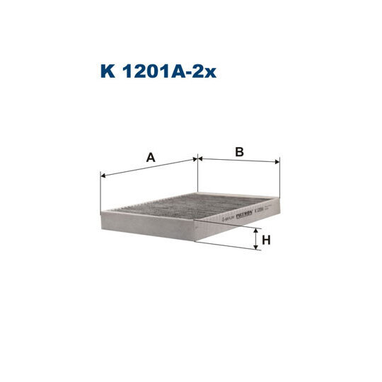 K 1201A-2X - Filter, interior air 