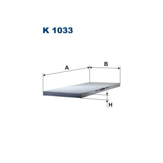 K 1033 - Filter, interior air 