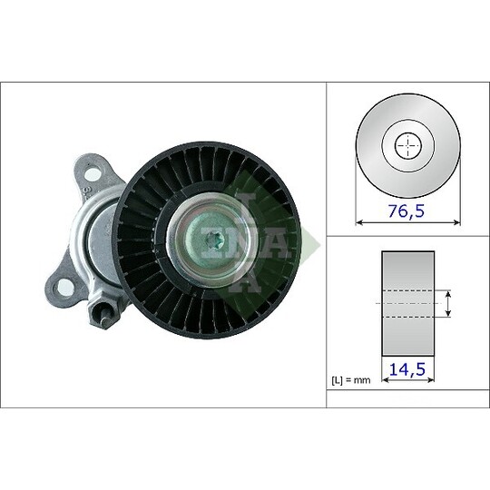 534 0168 10 - Tensioner Lever, v-ribbed belt 