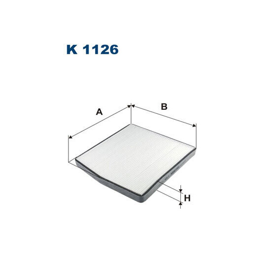 K 1126 - Filter, kupéventilation 