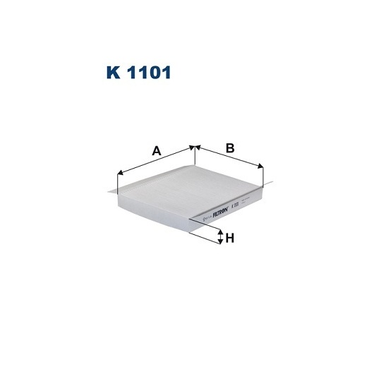 K 1101 - Filter, kupéventilation 